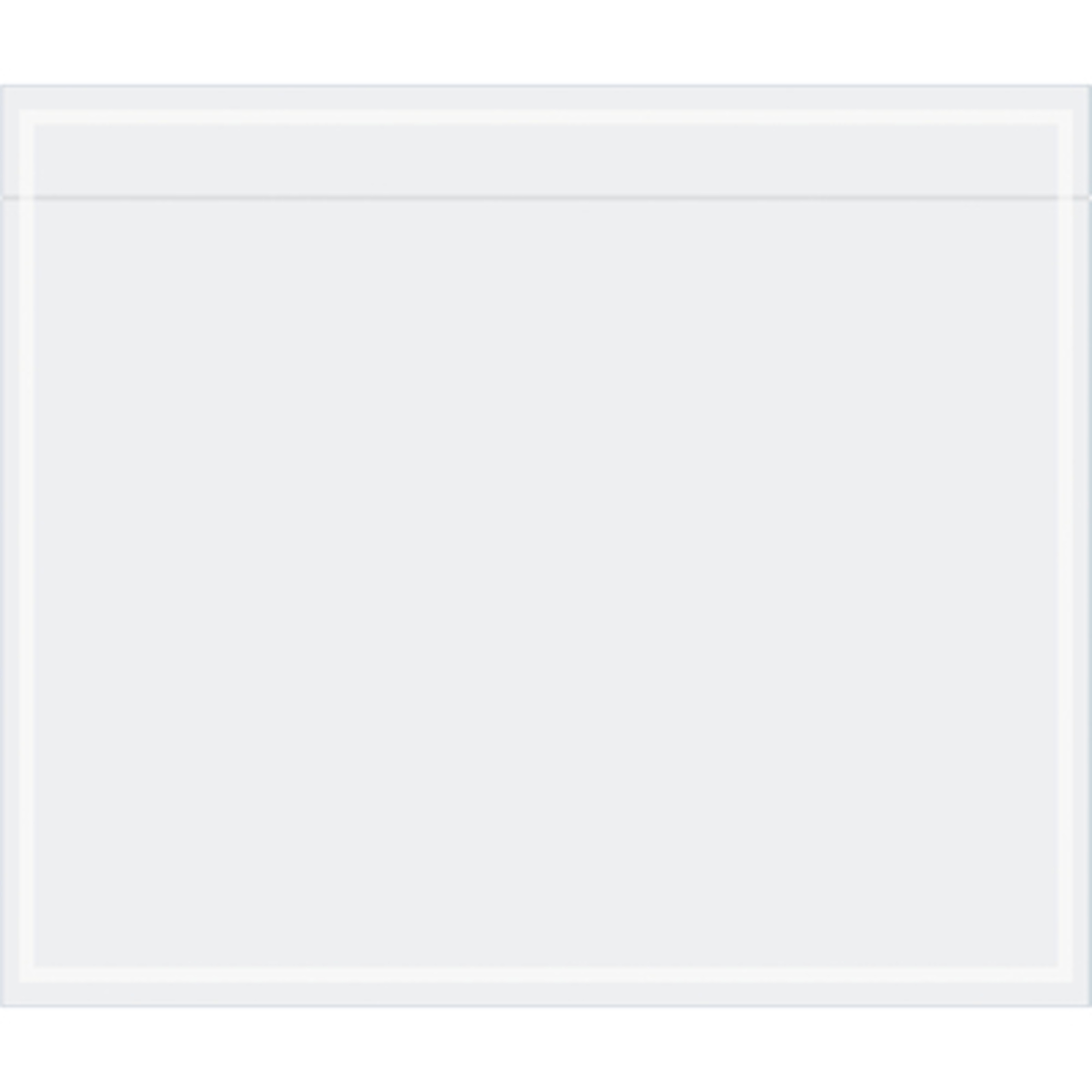 Stock Packaging Clear Face Document Envelope — 6.5in. x 5.5in., 1000 Pcs, Model# PL523